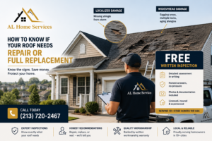 How to Know If Your Roof Needs Repair or Full Replacement