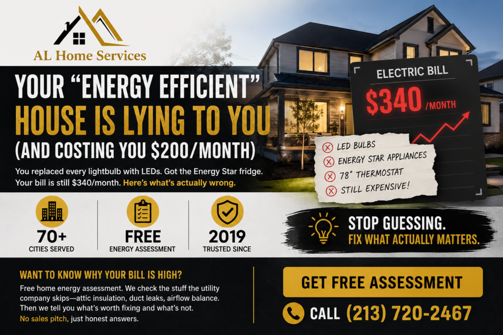 Your Energy Efficient House Is Lying to You (And Costing You $200/Month)